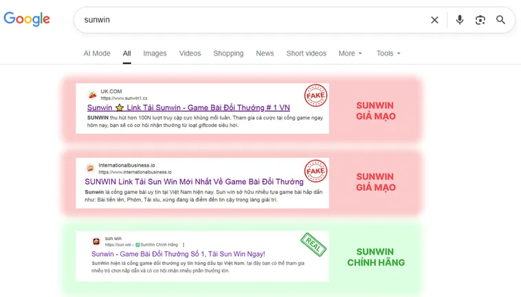 Tuyệt Chiêu Bóc Trần Cách Phân Biệt Website Sunwin Thật Và Giả 3 Link chính thức của Sun.win có cấu trúc chuẩn xác, trong khi link giả thường chứa ký tự lạ hoặc tên miền phụ.
